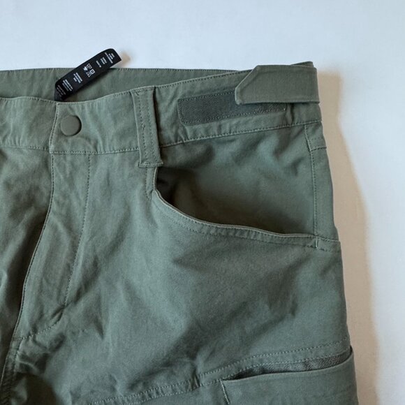 Ten Thousand Mens 32 Utility Short OD Military Green Zip Leg Pockets 7" Inseam - Picture 5 of 5